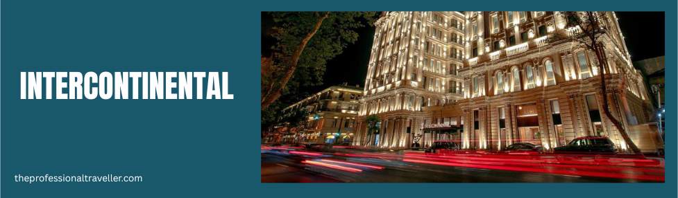the intercontinental hotel in baku showring front of the hotel and cars park