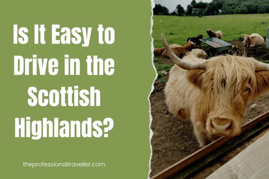 drive in the scottish highlands