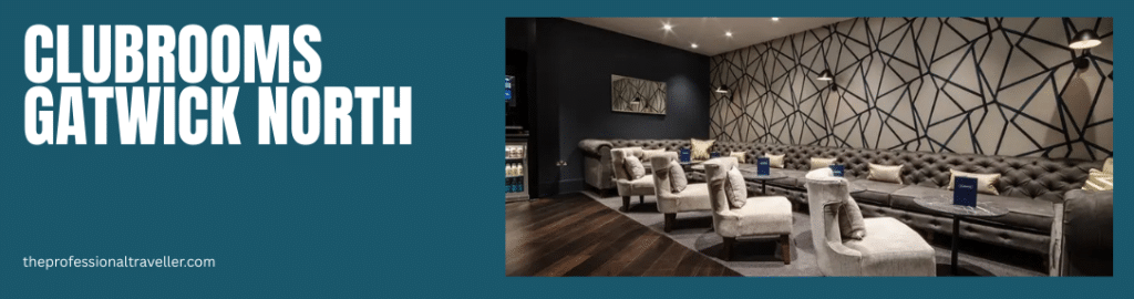 priority pass lounges gatwick image showing silver bench sofa seating and small white armchairs and tables