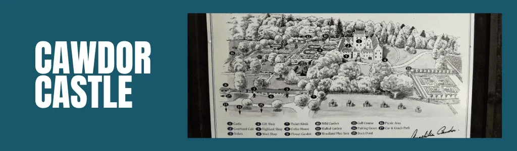 cawdor castle shore excursion map