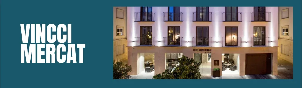 where to stay in valencia post picture showing front of vincci mercat hotel