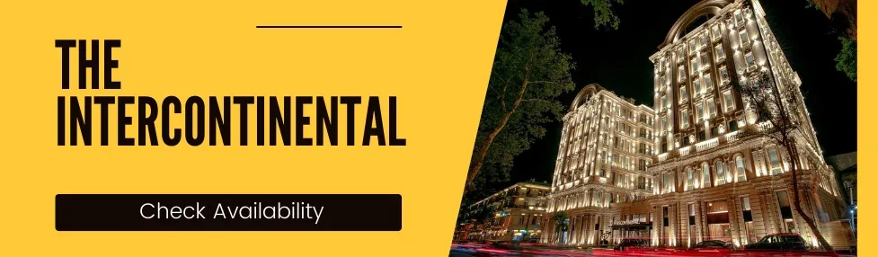 where to stay in baku post image showing the intercontinental hotel