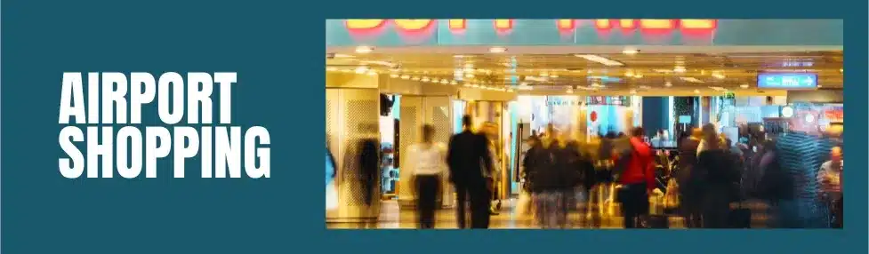 cabin baggage easyjet airport shopping allowance showing entry to duty free shopping area