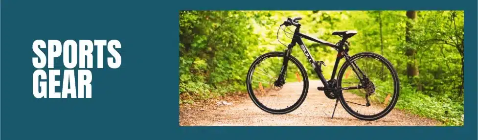 easyjet baggage costs image showing black bike on woodland path