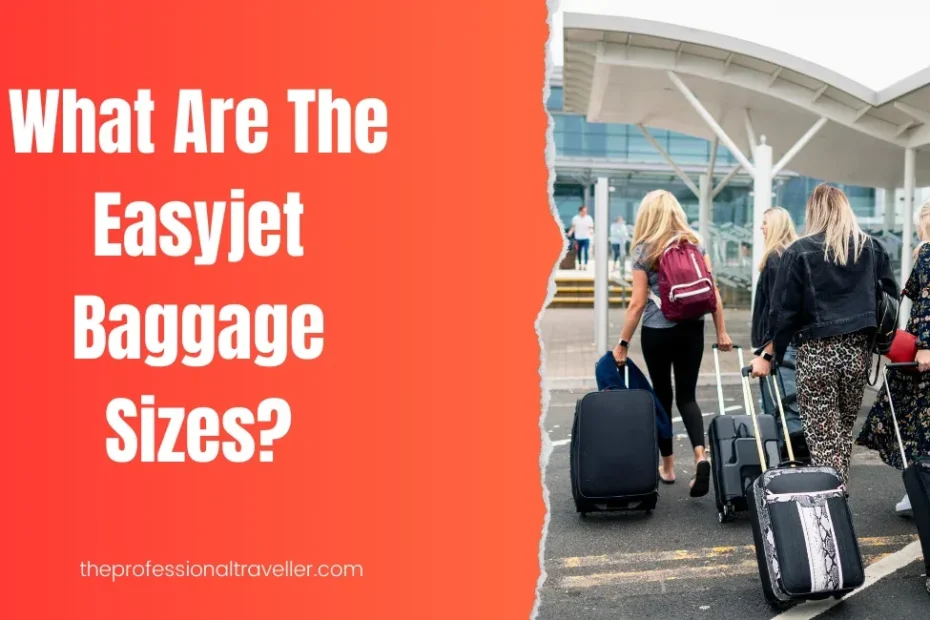 easyjet baggage size featured image showing women walking to airport with trolley cases