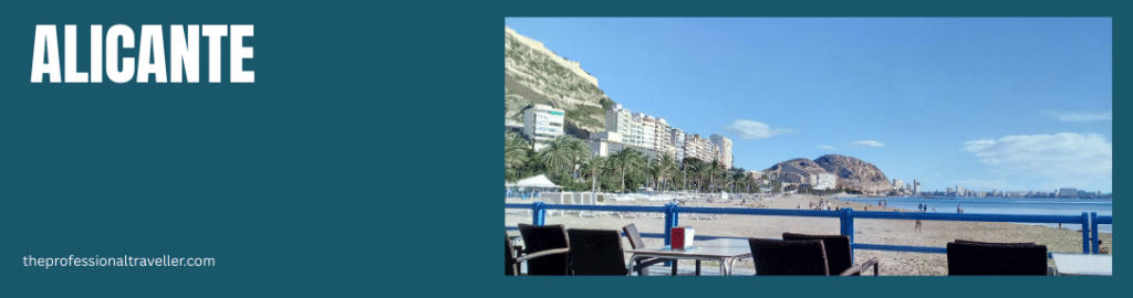 is alicante worth visiting image showing view from cafe overlooking beach