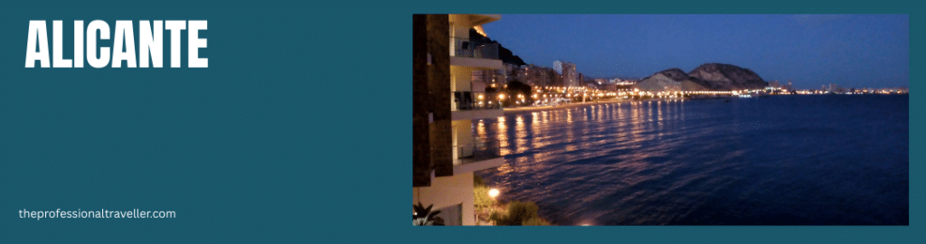 alicante nighttime
