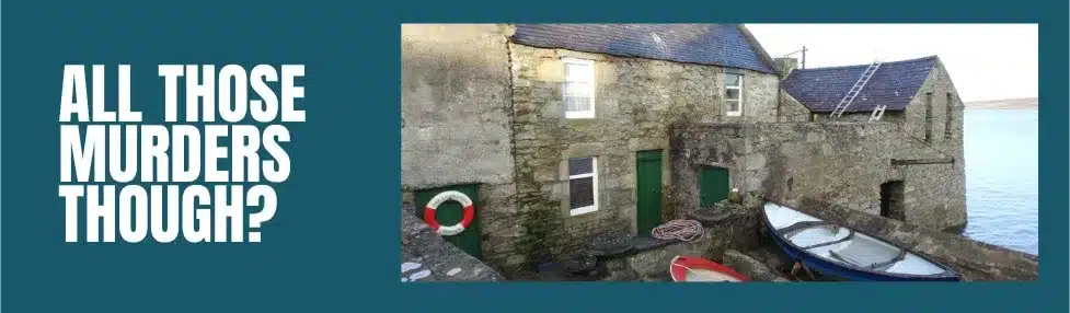 is shetland safe image showing jimmy perez house in shetland looking out over the sea