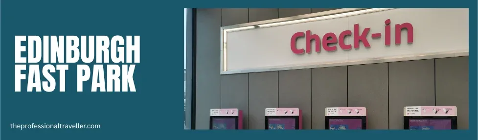 edinburgh airport fast park image showing check in area