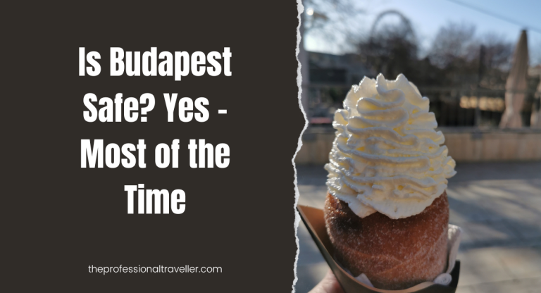 is budapest safe featured image showing a chimney cake