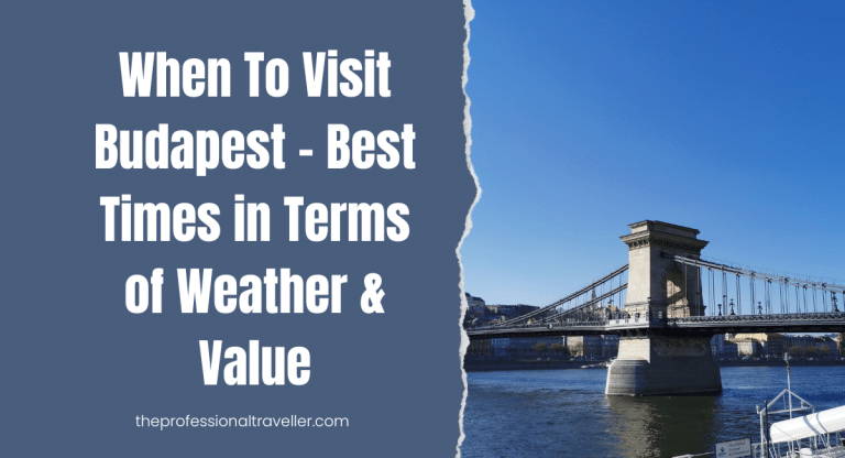 when to visit budapest featured image showing chain bridge