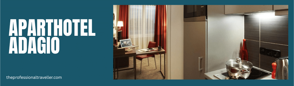 where to stay in vienna showing the aparthotel adagio