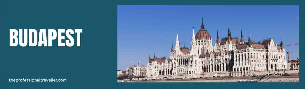 budapest travel guide image showing the amazing hungarian parliament building