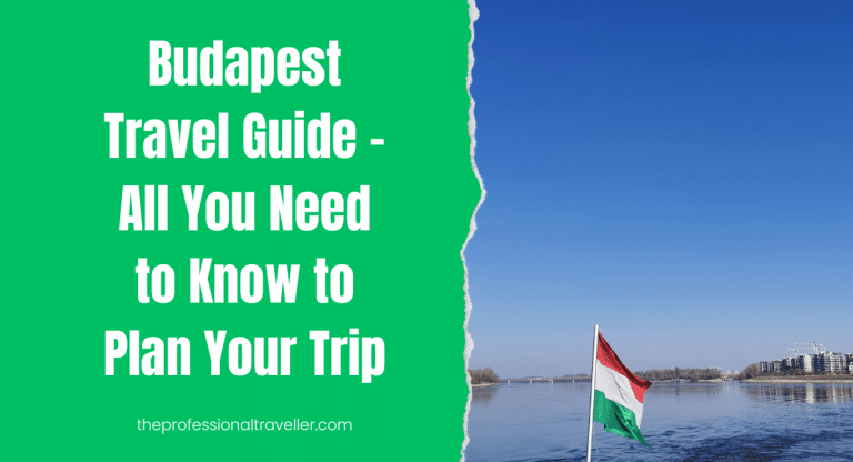 budapest travel guide featured image showing danube river and hungarian flag