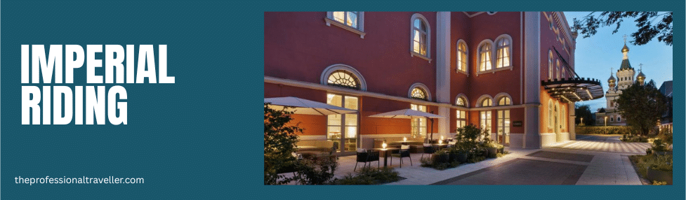 where to stay in vienna image showing imperial riding school