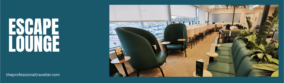 edinburgh airport lounges image showing the escape lounge and seating