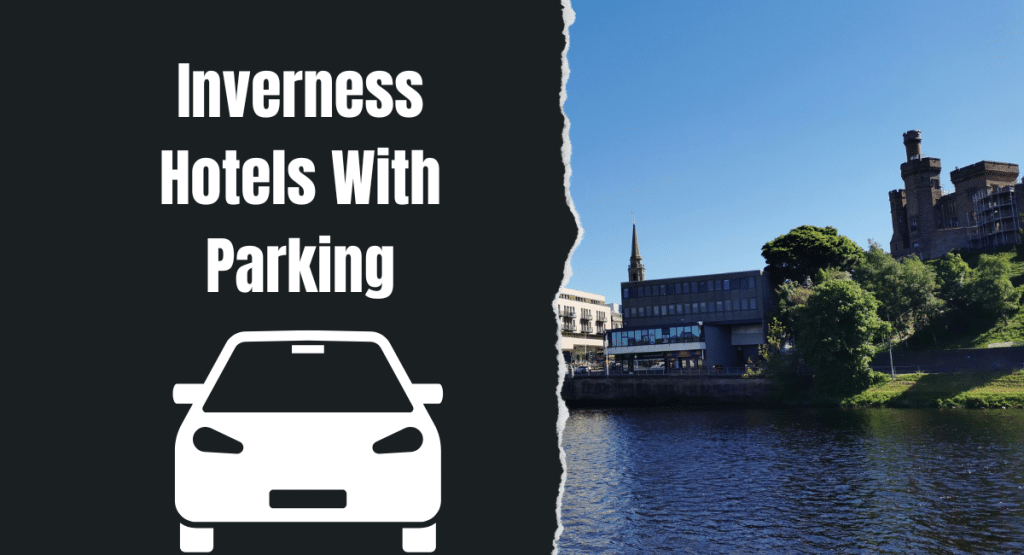 inverness hotels with parking featured image showing inverness castle and river ness