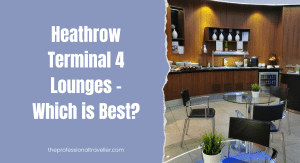 heathrow terminal 4 lounges featured image showing blush lounge interior with tables and bar