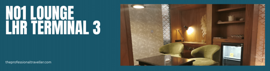 no1 lounge lhr terminal 3 image showing library area of he lounge with green seats, table lamp and shelving