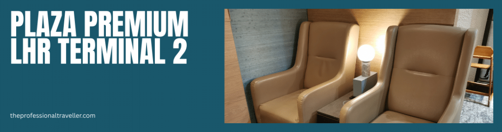 best heathrow lounges for travellers with additional needs image showing two light brown leather amchairs