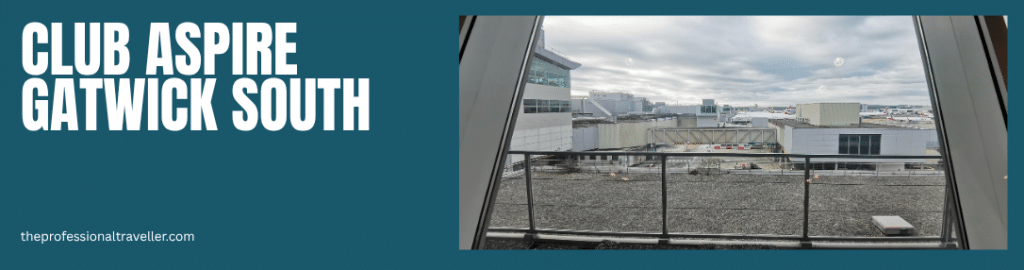 aspire lounge gatwick south terminal image showing view from lounge window over airport operations