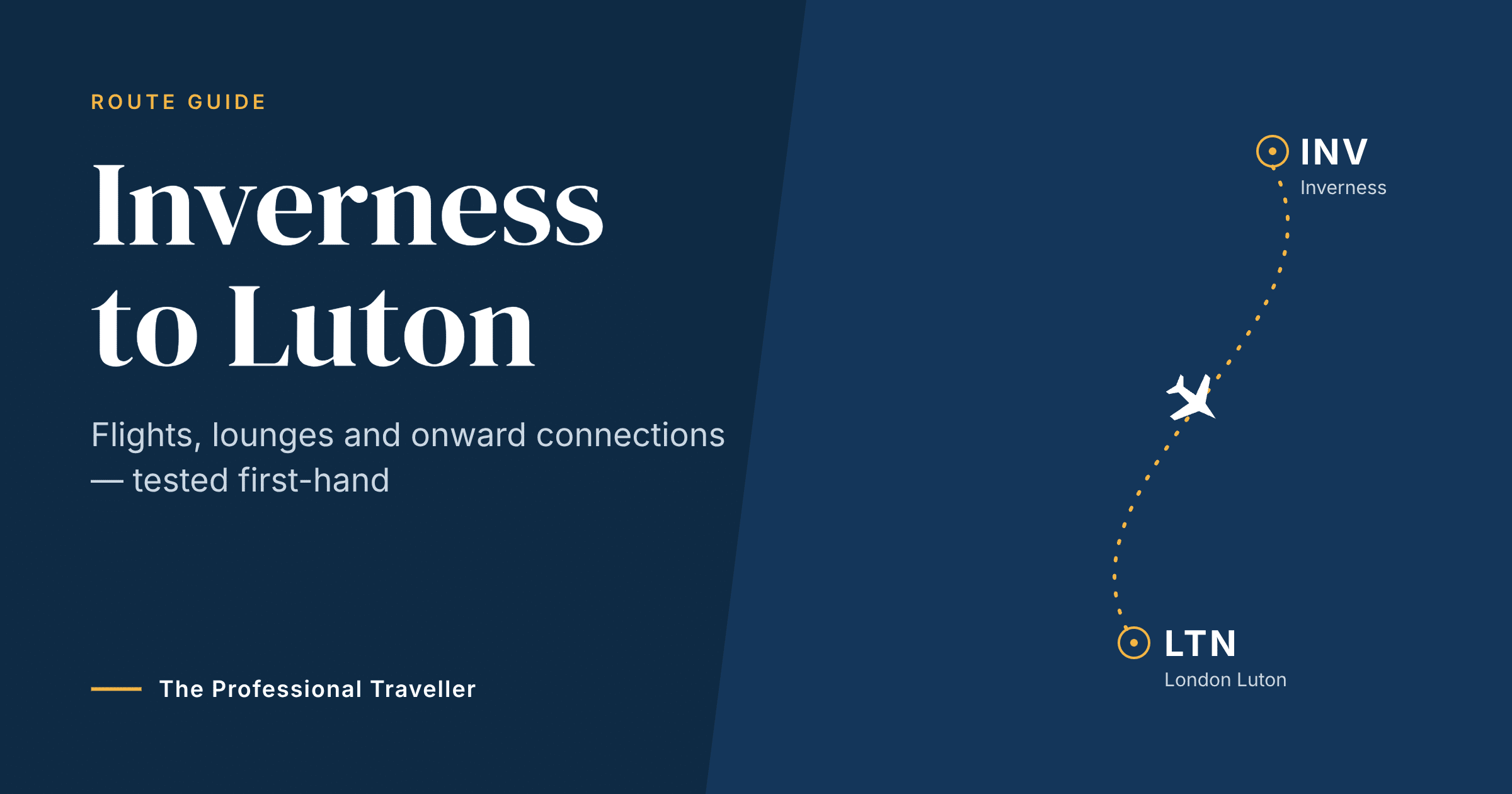 Inverness to Luton: Connections, Lounges and Hotels 2027
